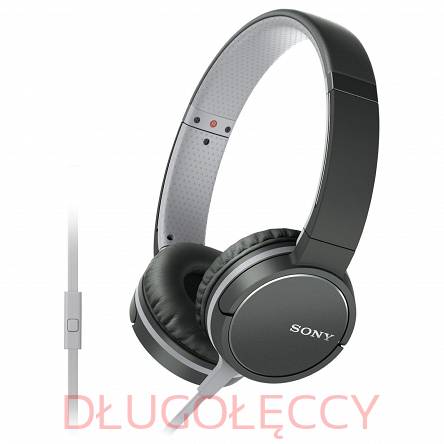 Słuchawki z mikrofonem SONY MDR-ZX660AP czarne