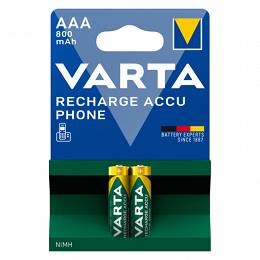 Akumulatorek Akumulator AAA Varta 1,2 V 800 mAh PHONE blister 2 szt.
