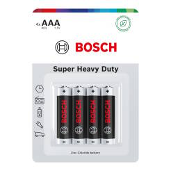 BOSCH Bateria R03 AAA Super Heavy Duty blister 4szt.