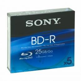 SONY PŁYTY BLU-RAY 25GB 1x-6x 5 szt. SLIM