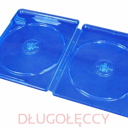 Pudełko ETUI na 2 płyty BLU-RAY niebieskie