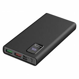 PLATINET POWER BANK 20000mAh Polymer PD 3.0 QC 3.0 LED Screen Black