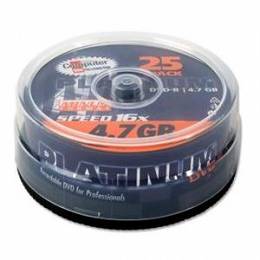 Płyta PLATINUM DVD-R4.7GBx16 op 25 szt. cake box