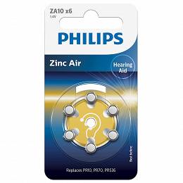 Bateria słuchowa PHILIPS PR10 PR70 1.4V blister 6szt