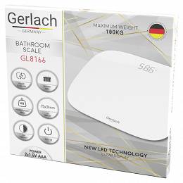 Gerlach GL8166 Waga łazienkowa LED