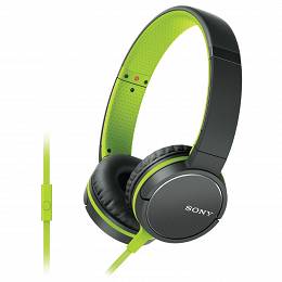 Słuchawki z mikrofonem SONY MDR-ZX660AP zielone