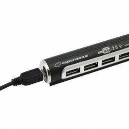 HUB EA-115 USB 2.0 4 porty aluminium ESPERANZA 