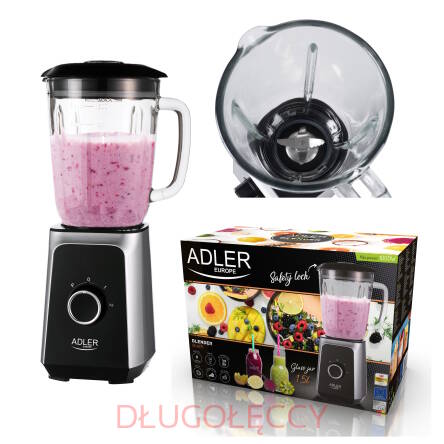 Adler AD 4076 Blender kielichowy 1,5L szklany 