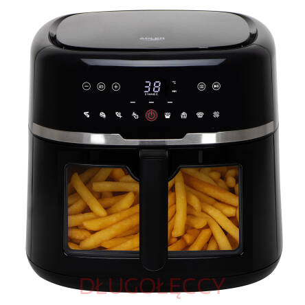 Adler AD 6318 Frytkownica beztłuszczowa 8,0 L 9 programów Air Fryer z LED i oświetleniem