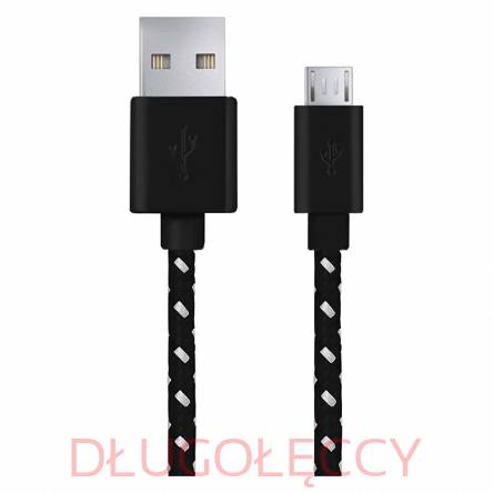 ESPERANZA EB175 kabel USB micro USB 1m oplot czarny