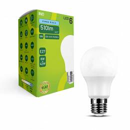 INQ lampa LED E27 6W 510lm A60 6500K zimna biała