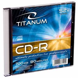 TITANUM CD-R 700MB SLIM CASE 1 SZT.