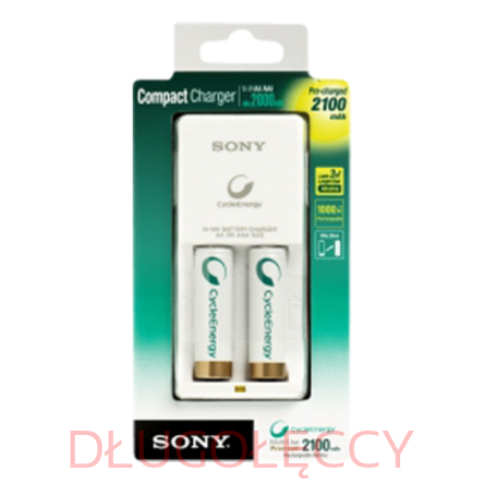 SONY BCG-34HW2KN ładowarka z 2 akumulatorkami R6 2100mAh