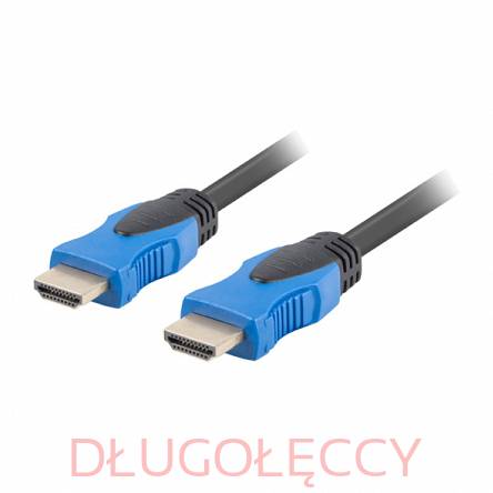 LANBERG kabel HDMI M/M V2.0 4K 1M PEŁNA MIEDŹ CZARNY