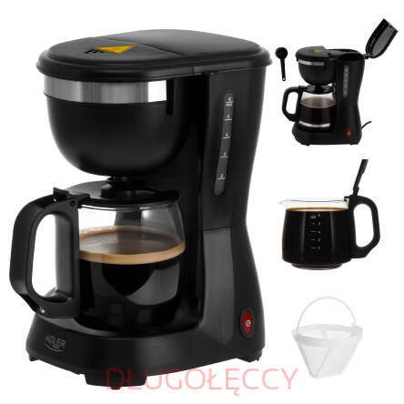 Adler AD 4381 Ekspres przelewowy 0,6l czarny