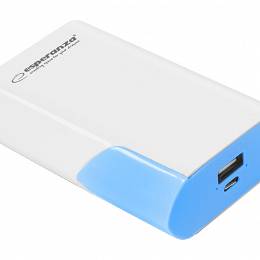 ESPERANZA POWER BANK 6000MAH BOSON BIAŁO/NIEBIESKI