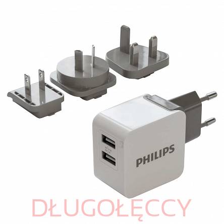 PHILIPS  ładowarka sieciowa podróżna 3.1A 15.5W