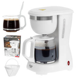 Adler AD 4381 white Ekspres przelewowy 0,6l