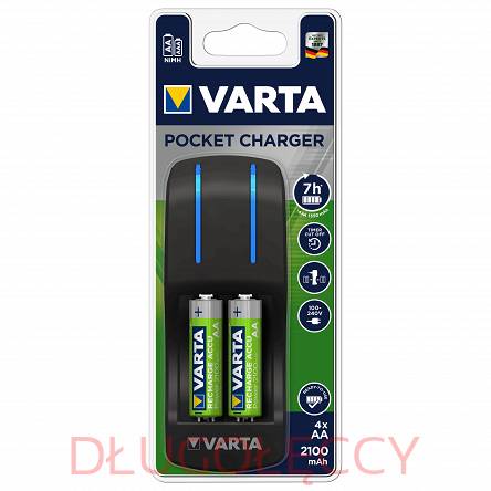 Ładowarka VARTA na 4 akumulatorki AAA/AA + 4x2100mAh AA 