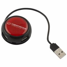 ESPERANZA EA-135 USB 2.0 HUB 4 PORTY YOYO CZERWONY