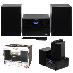 Adler AD 1917 Wieża HI-FI z Bluetooth, CD, USB i radiem FM
