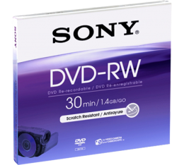 SONY mini DVD-RW 1,4GB 8cm 30min 1szt.