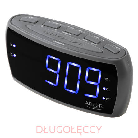 ADLER AD1121 radiobudzik duży wyświetlacz