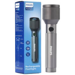Latarka akumulatorowa Philips SFL2143/10 – 1100 lm, zoom, USB-C, aluminiowa obudowa