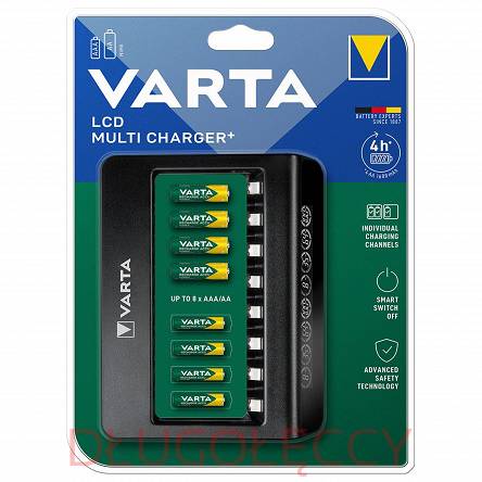 Ładowarka VARTA na 8 akumulatorków AAA/AA
