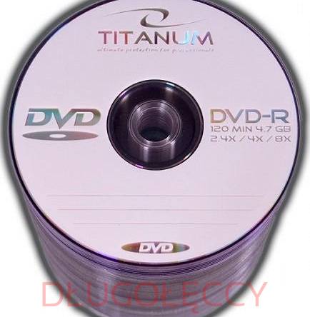 Płyta TITANUM DVD-R4.7GB op 100 szt spin