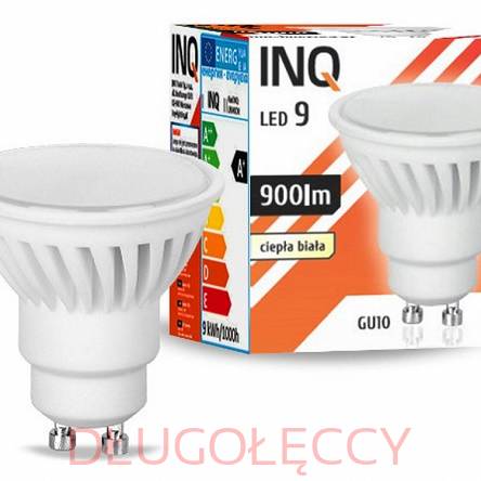 INQ GU10 9W 900lm 3000K porcelanowa 