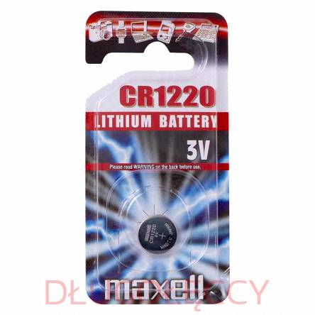 Bateria MAXELL CR-1220 3V blister 1szt.