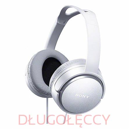 SONY MDR-XD150 SŁUCHAWKI HI-FI Z PRZETWORNIKAMI AKUSTYCZNYMI 40 mm BIAŁE