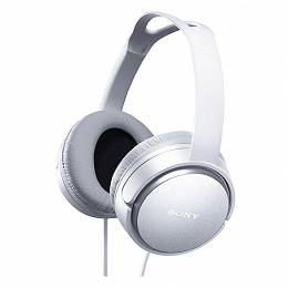 SONY MDR-XD150 SŁUCHAWKI HI-FI Z PRZETWORNIKAMI AKUSTYCZNYMI 40 mm BIAŁE