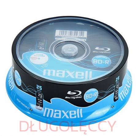 MAXELL BD-R printable 25GB x4 25szt. cake