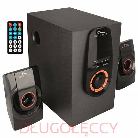 MEDIA-TECH MT3331 ZORKON głośniki 2.1 Bluetooth