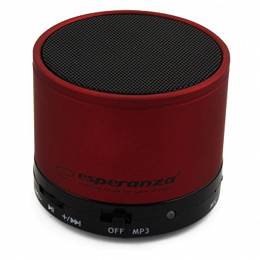 ESPERANZA RITMO głośnik bluetooth bordowy