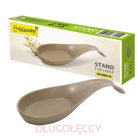 MAESTRO MR20004-46 Podstawka pod łyżkę seria GEOMETRY beż
