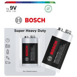 BOSCH 6F22 9V SuperHeavy bateria blister 1szt