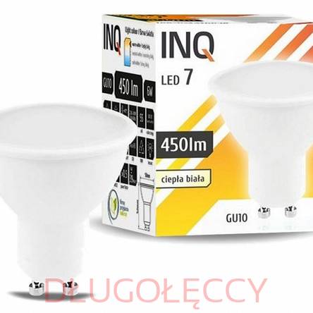 INQ GU10 6W 450lm 3000K ciepła biała