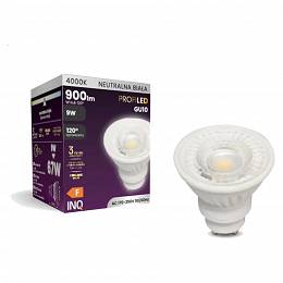 INQ LED Profi GU10 soczewka 9W 900lm ceramiczna 4000K neutralna biała