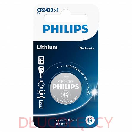 PHILIPS CR2430 3V bateria litowa 1szt