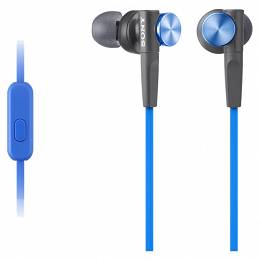 SONY MDR-XB50AP słuchawki douszne do smartphona niebieskie