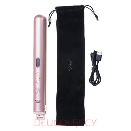 Adler AD 2327 pink Prostownica bezprzewodowa podróżna – USB