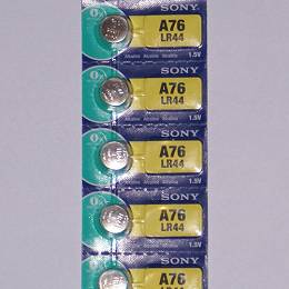 Bateria SONY LR44 A76 1.5V blis=5szt