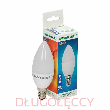 ENERGY LIGHT ŻARÓWKA LED  E14 6W 450lm 3000K świeczka