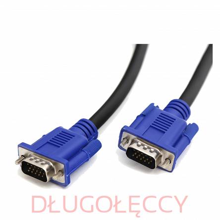 OMEGA kabel  VGA  v3+6PIN 3M czarny