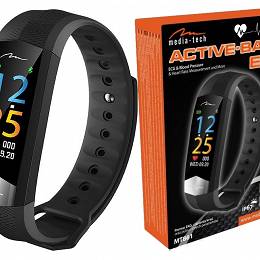 MEDIA-TECH ACTIVE BAND EGC opaska typu smartband pomiar EKG ciśnienia krwi