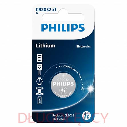 PHILIPS CR2032 3V bateria litowa 1szt