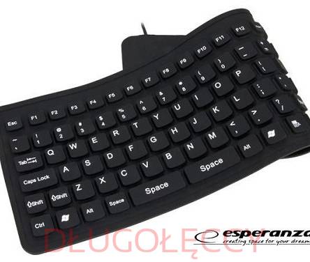 ESPERANZA EK113 KLAWIATURA SILIKONOWA USB/PS2